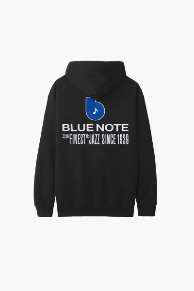 Butter x blue note Finest logo pullover hood Black - GRADUATE STORE