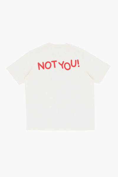 Pop trading company Too real t-shirt Off white - GRADUATE STORE