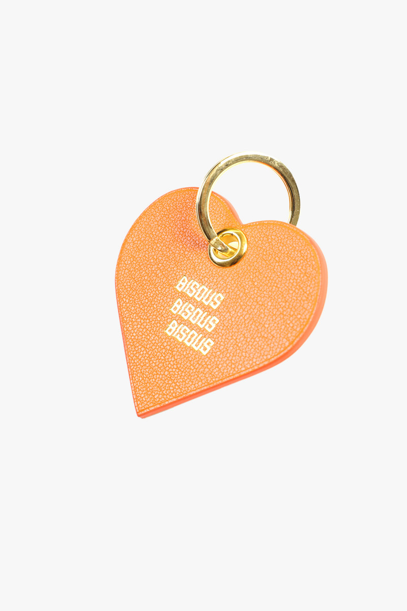 Keyring coeur Orange