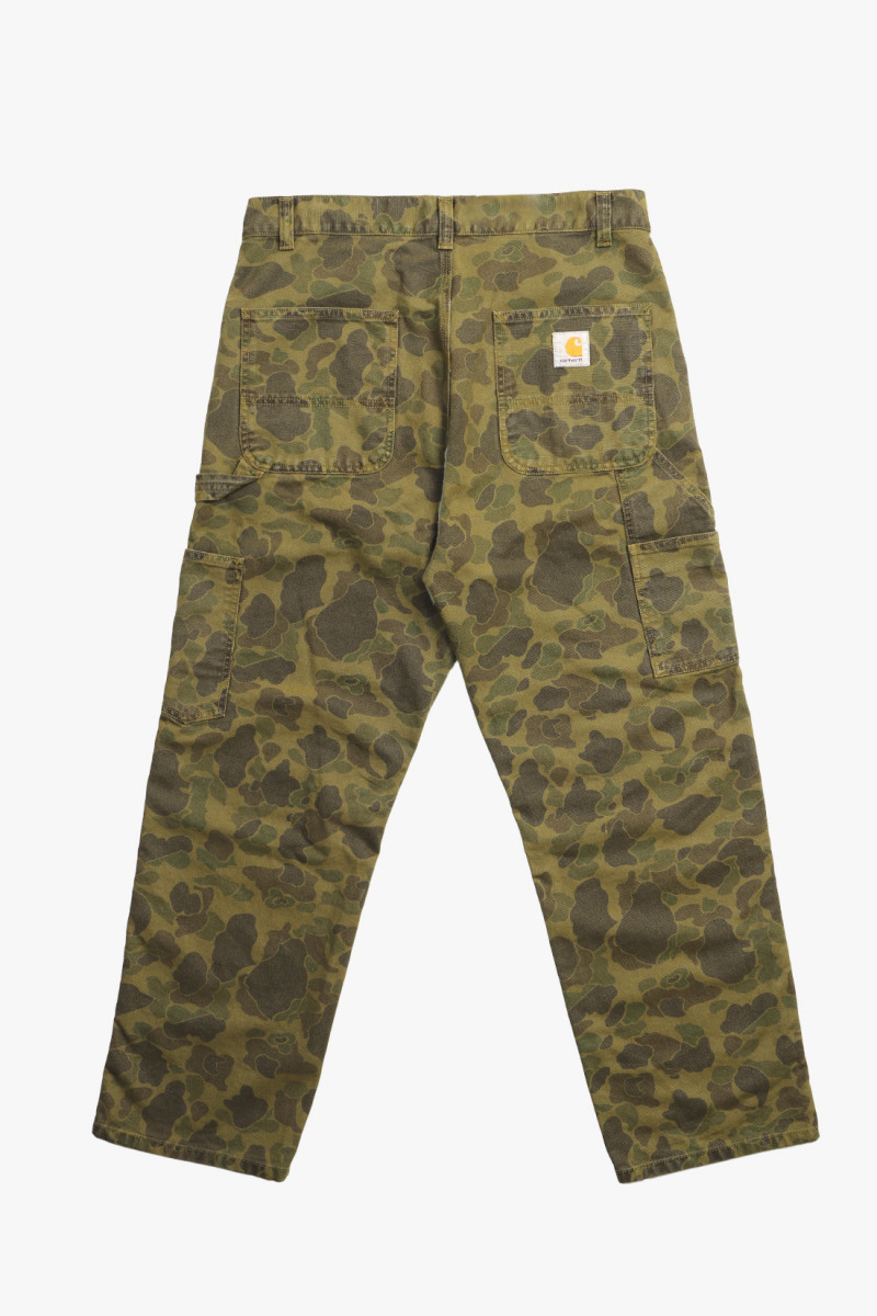 Duck single knee pant camo Green/office green