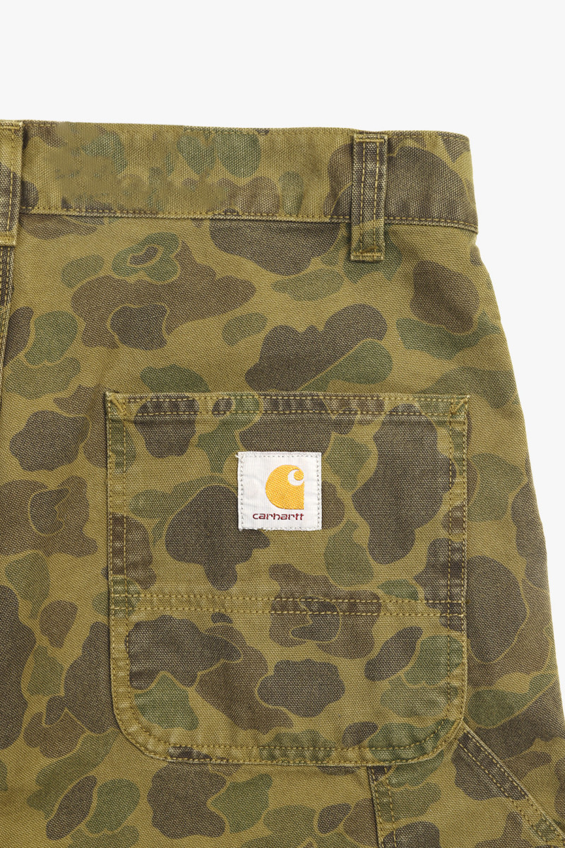 Duck single knee pant camo Green/office green