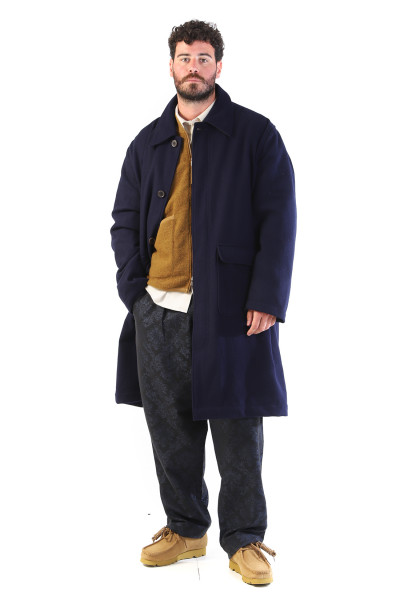 Account coat melton Navy