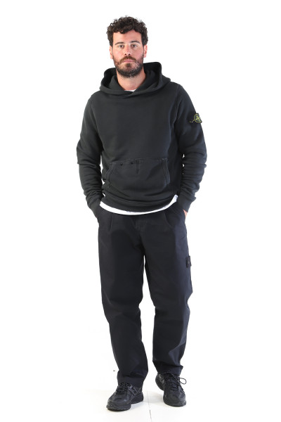 61041 hooded sweater v0129 Nero