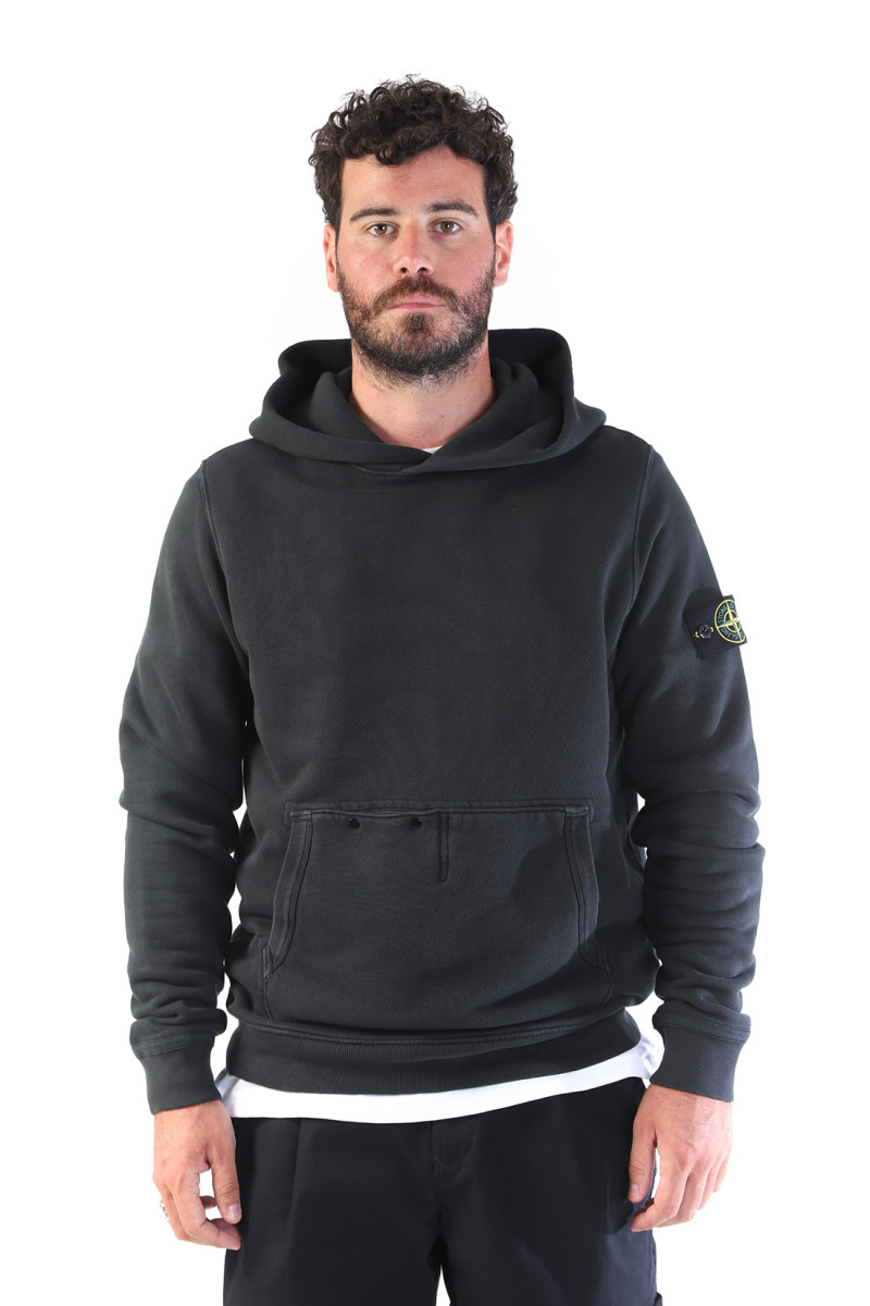 61041 hooded sweater v0129 Nero