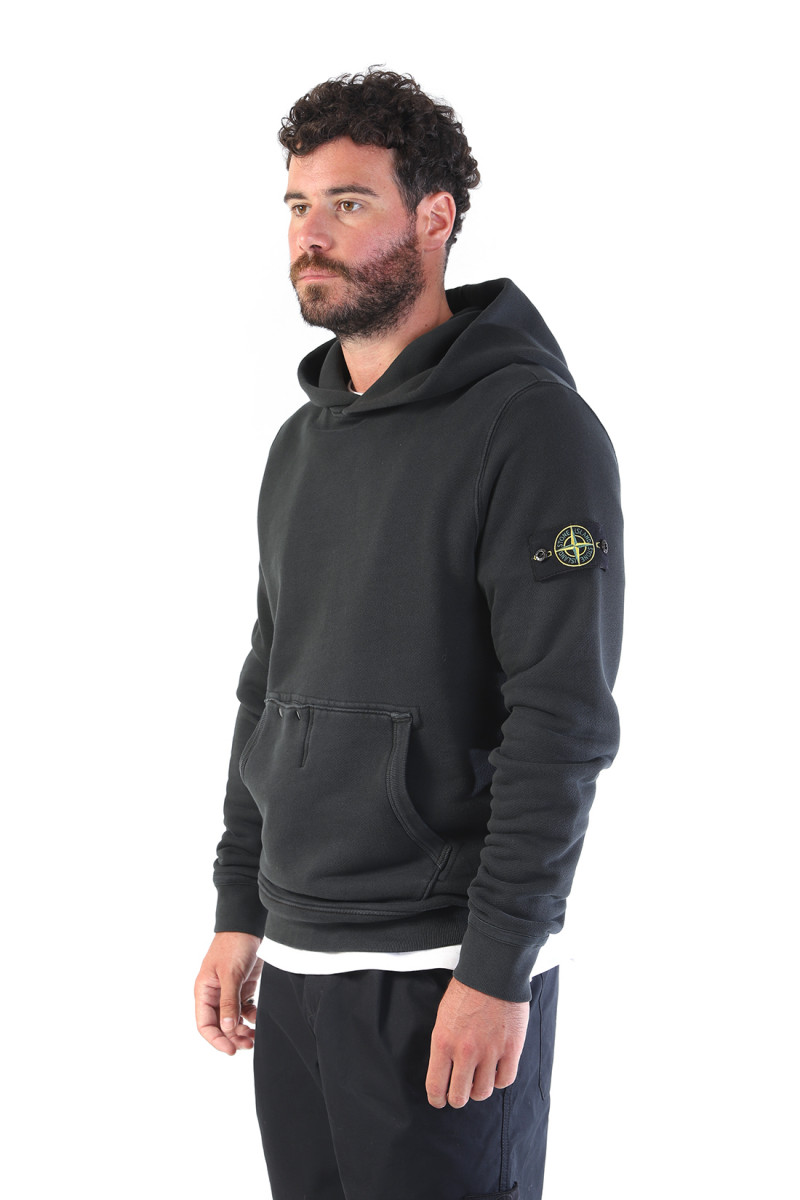 61041 hooded sweater v0129 Nero