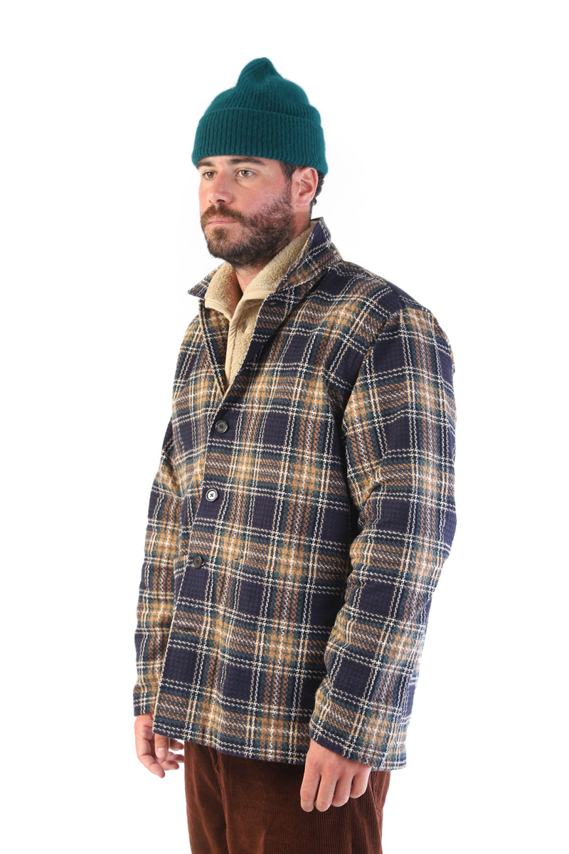 Easy jacket lake cotton Navy/green