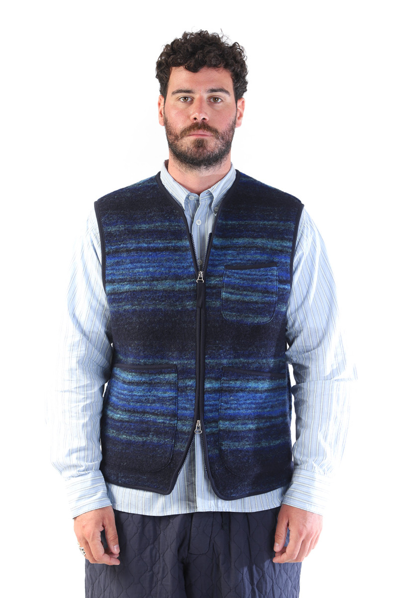 Zip gilet mississippi fleece Blue