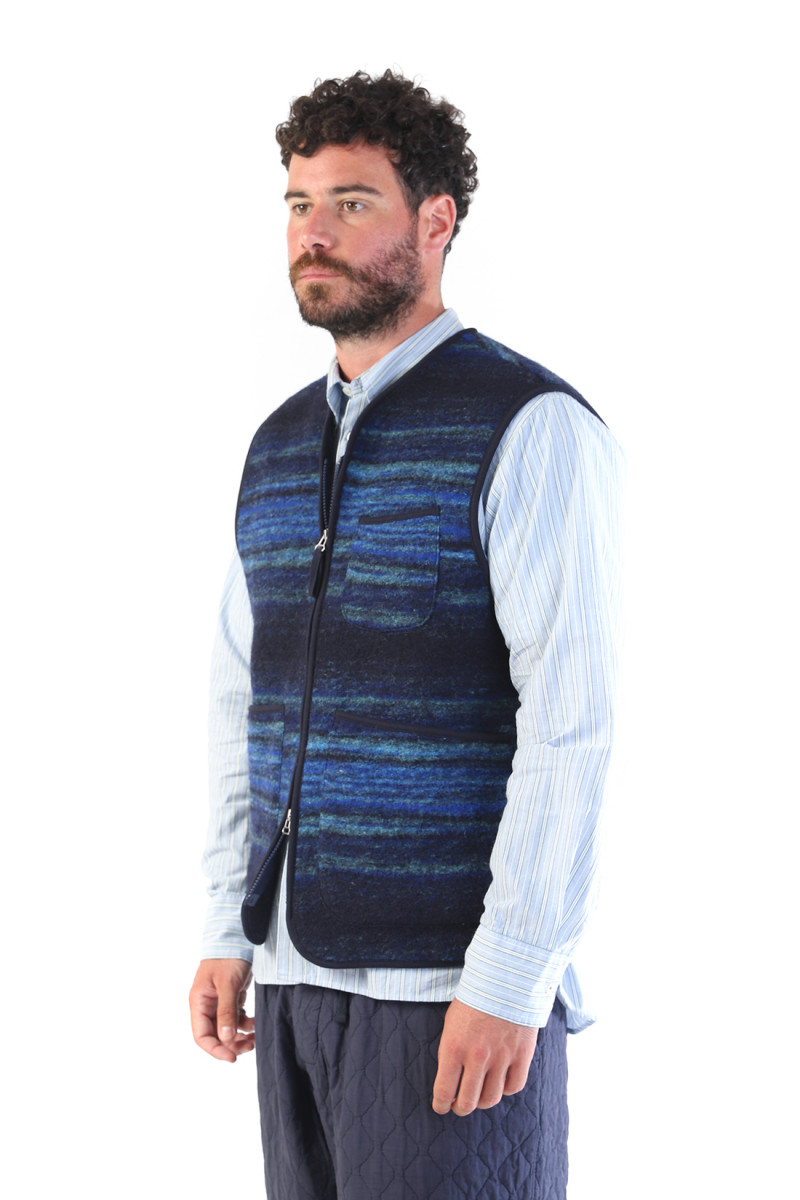 Zip gilet mississippi fleece Blue