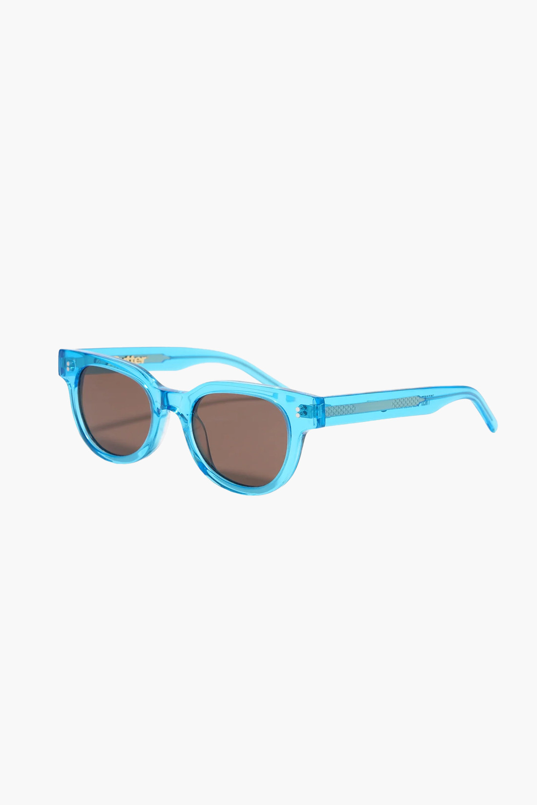 Conquistador sunglasses Translucent blue