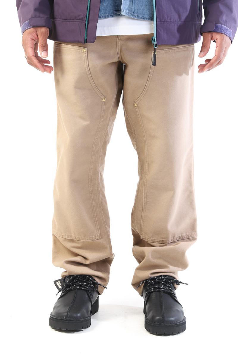 Double knee pant Peanut aged canvas