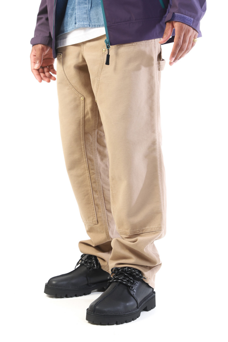 Double knee pant Peanut aged canvas