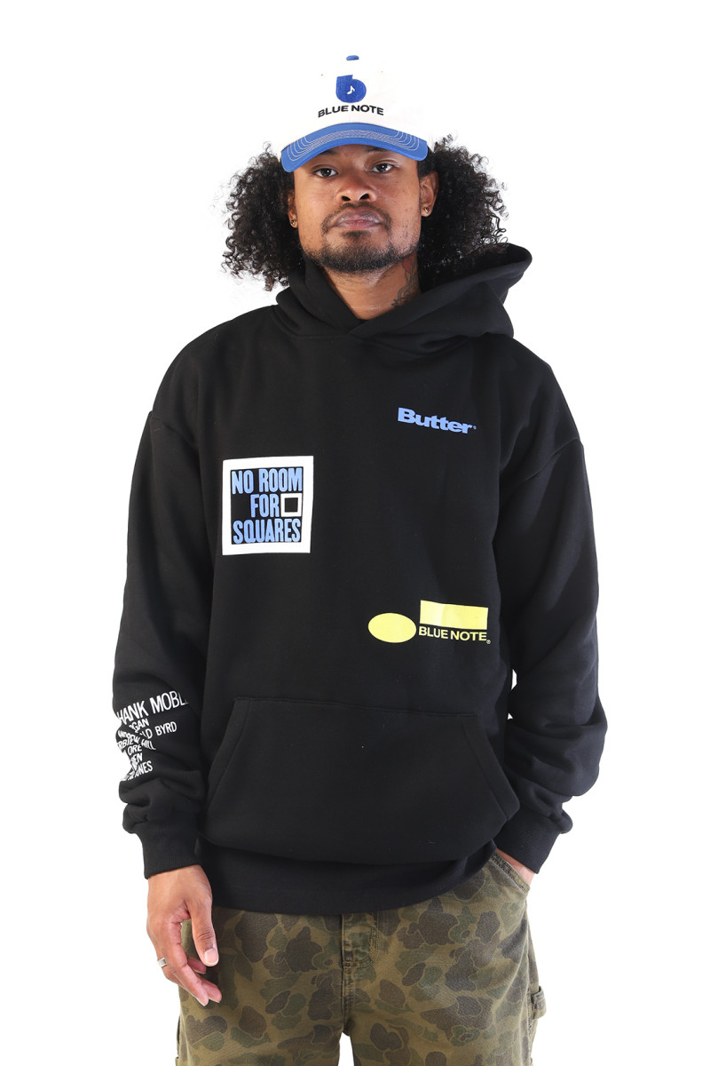 Mobley pullover hood Black