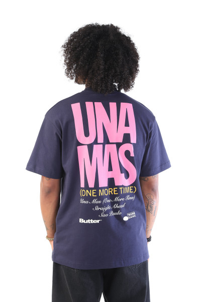 Butter x blue note Una mas tee Navy - GRADUATE STORE