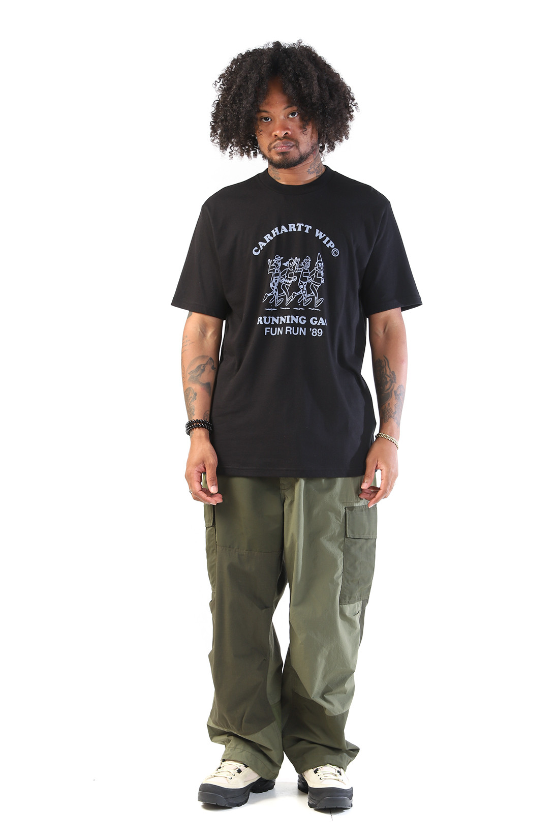 S/s fun run tee Black