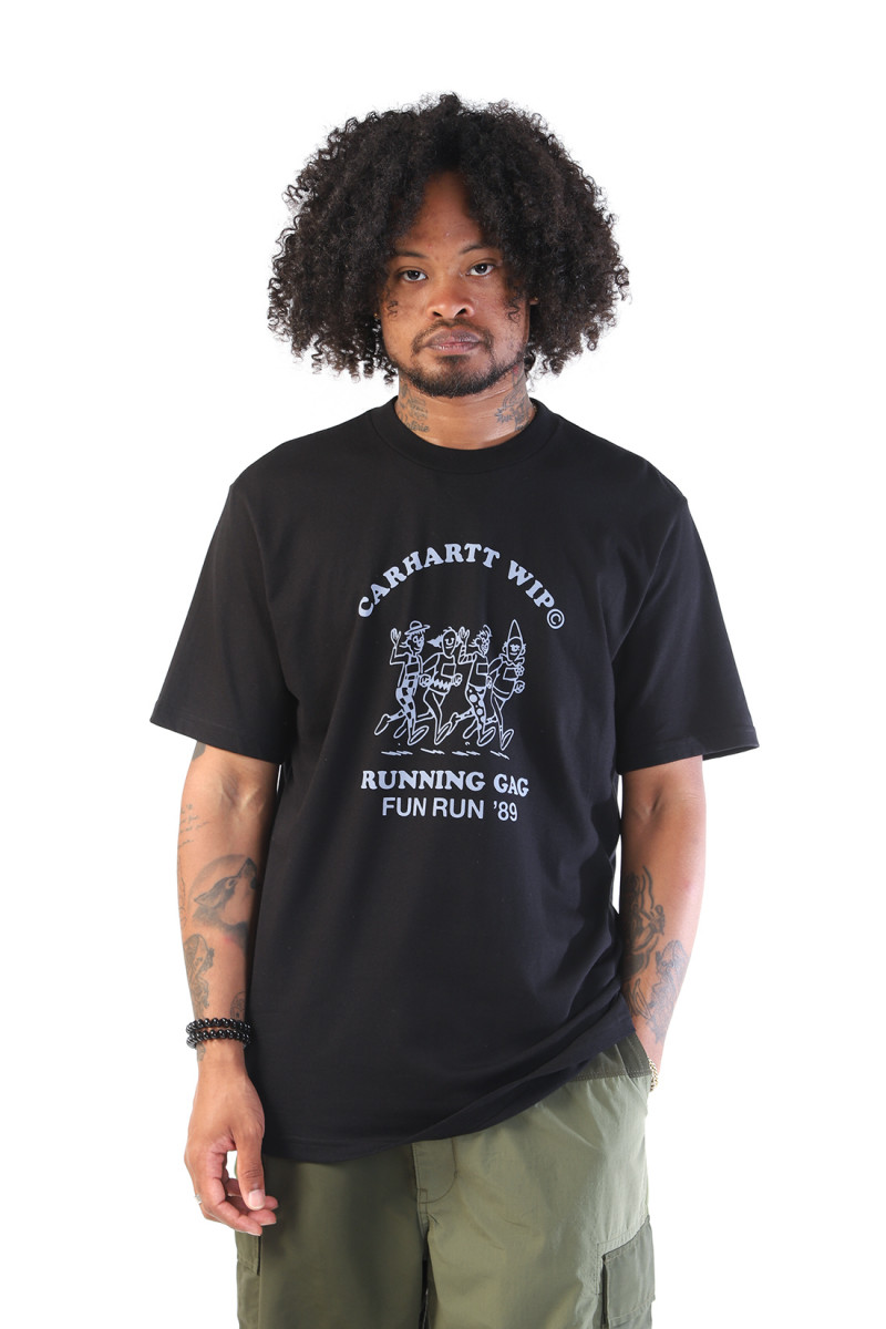 S/s fun run tee Black