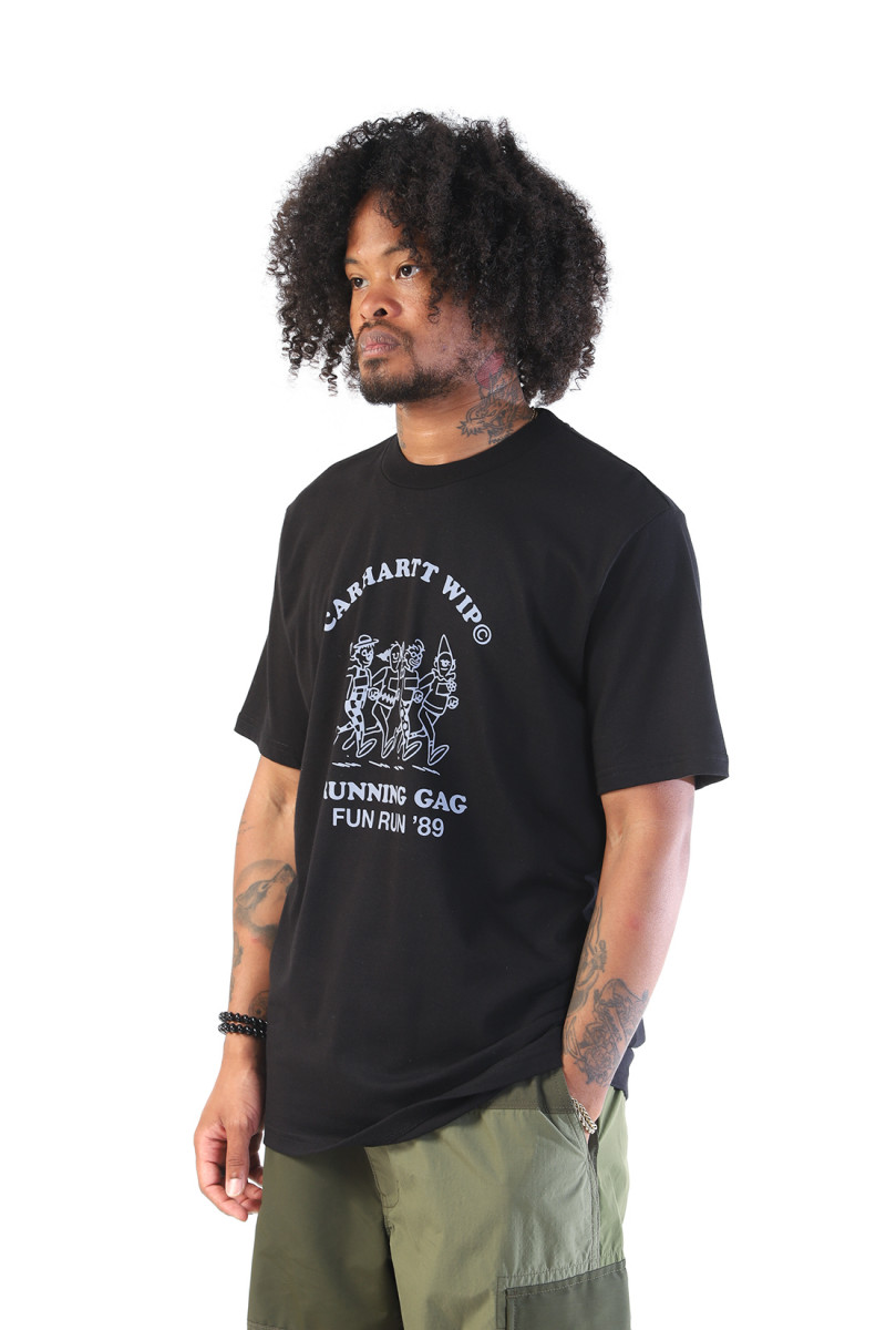 S/s fun run tee Black