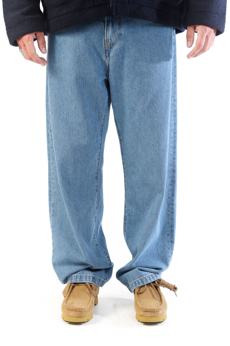 Landon pant denim blue Heavy stone wash