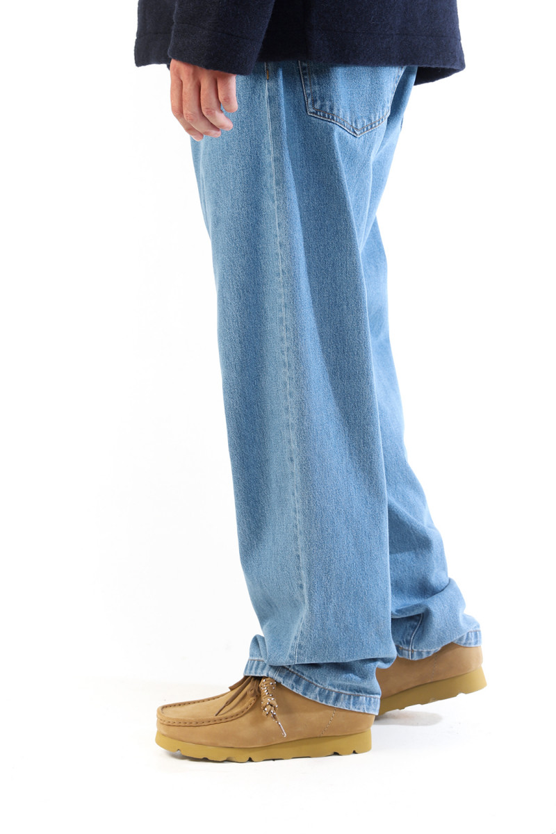 Landon pant denim blue Heavy stone wash