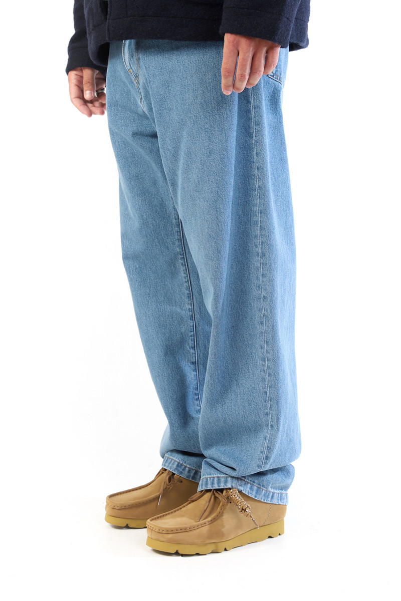 Landon pant denim blue Heavy stone wash