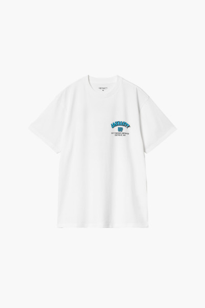 S/s super tired tee White