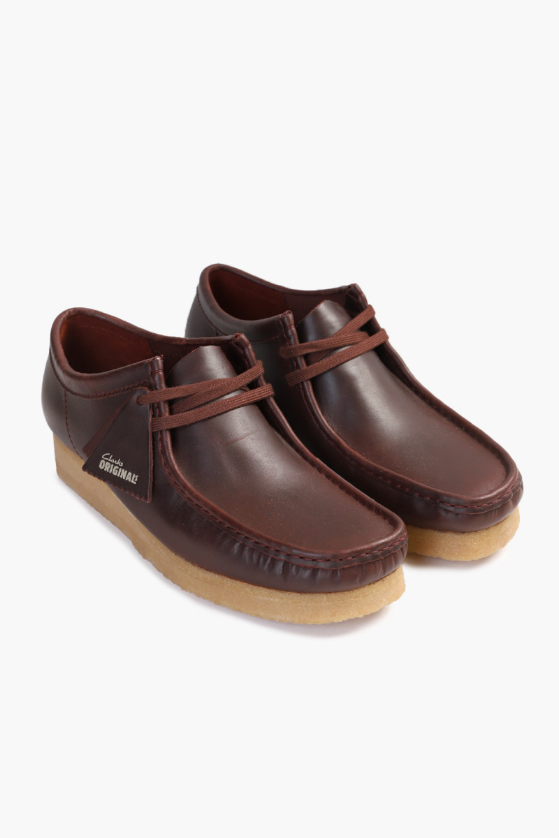 Wallabee Deep red leather