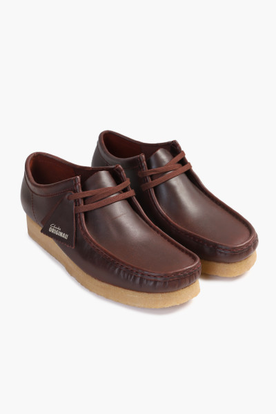 Clarks originals Wallabee Deep red leather - GRADUATE STORE