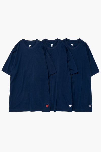 Human made 3-pack tee set hm28cs048 Navy - GRADUATE STORE