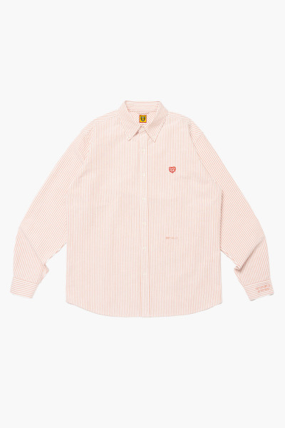 Human made Striped oxford bd shirt Red - GRADUATE STORE