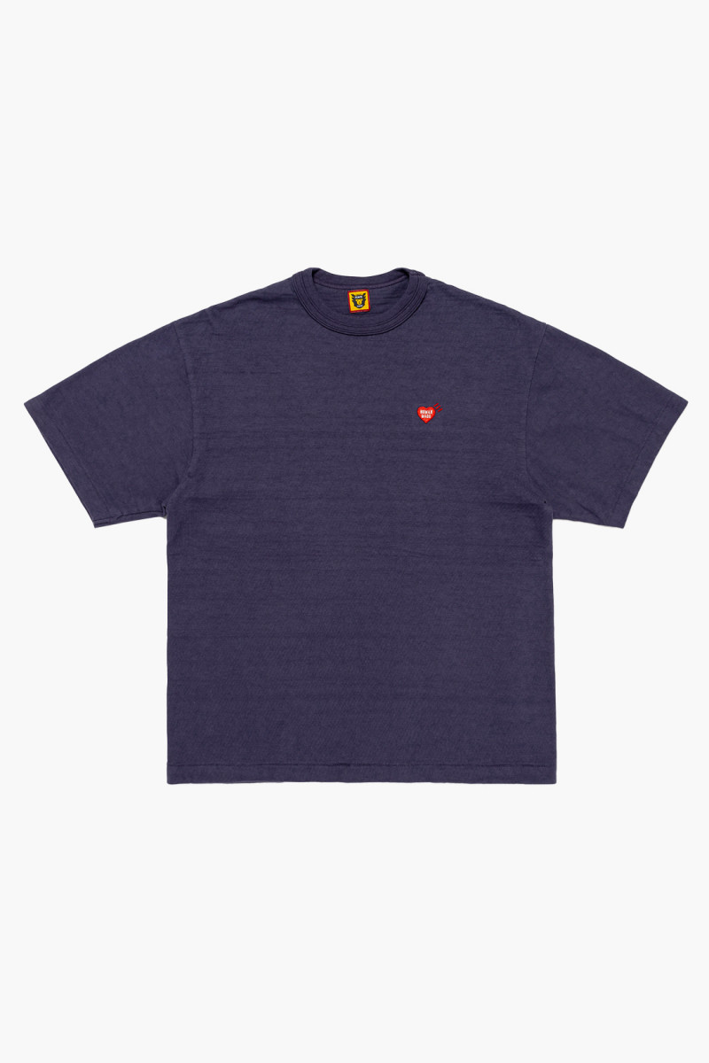 Heart badge tee hm28cs030 Navy