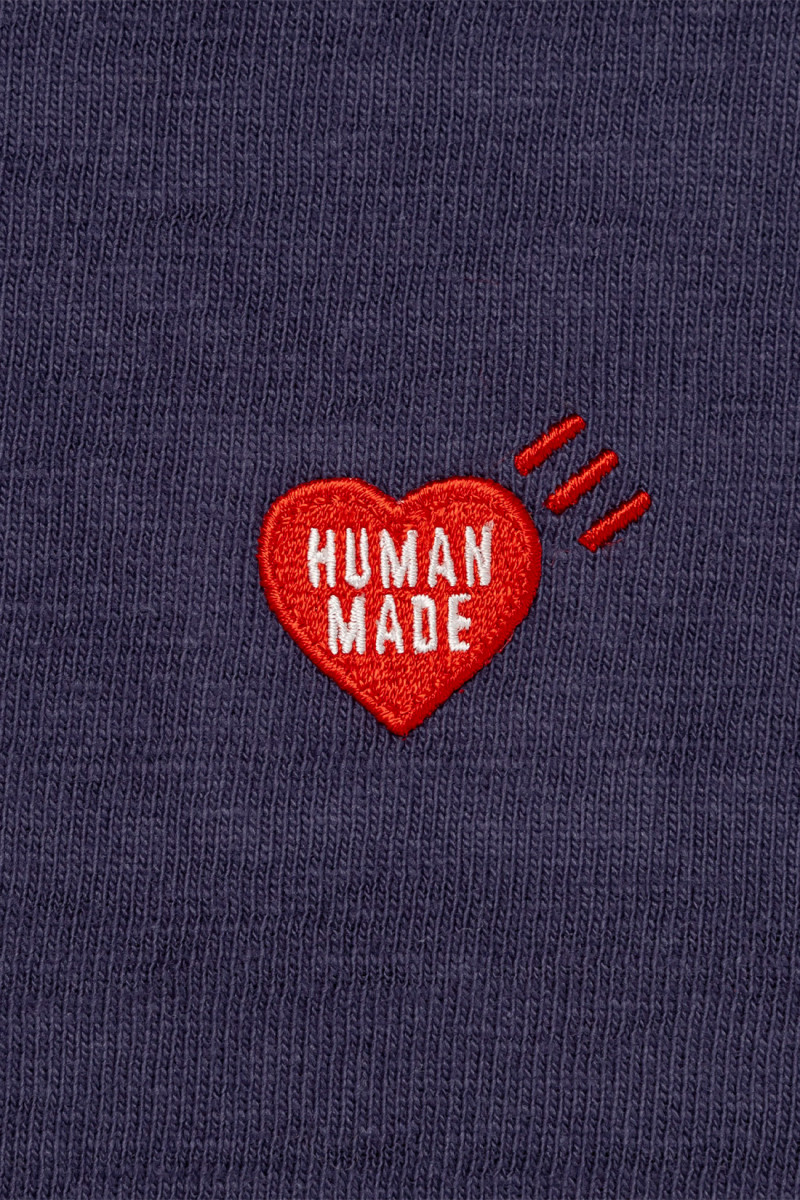 Heart badge tee hm28cs030 Navy