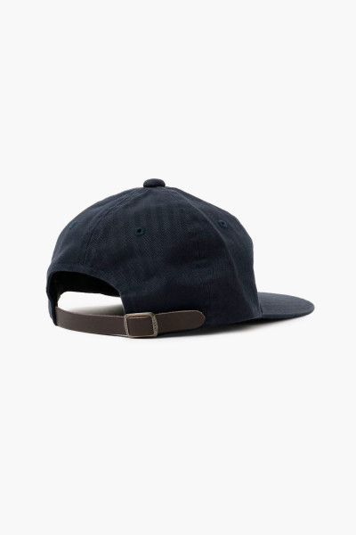 Beams plus 6 panel herringbone Navy - GRADUATE STORE