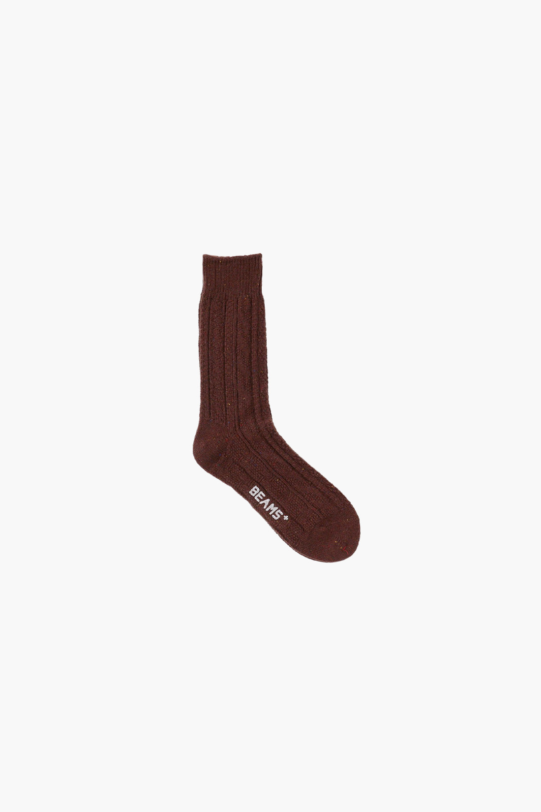 Cable nep crazy socks Brown