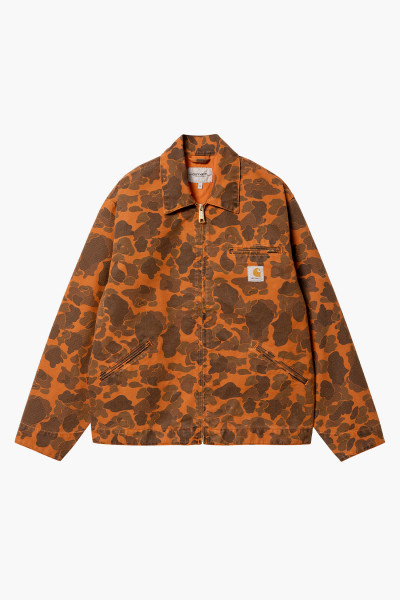 Carhartt wip Duck detroit jacket camo Green/tumeric - GRADUATE ...