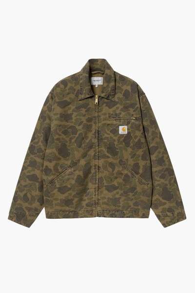 Carhartt wip Duck detroit jacket camo Green/office green - GRADUATE ...