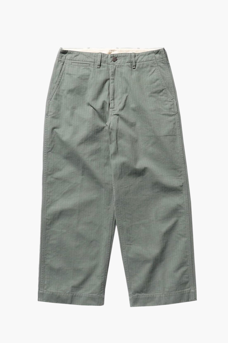 Mil trousers herringbone Sage