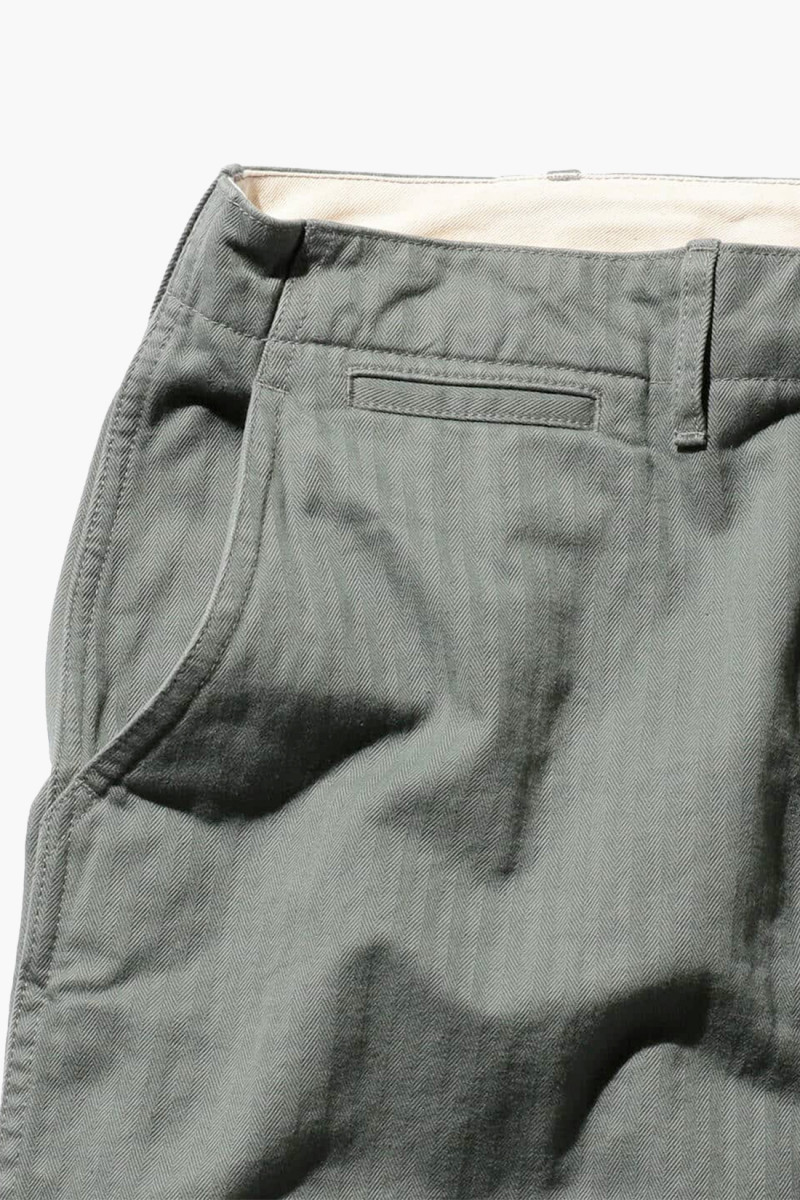 Mil trousers herringbone Sage