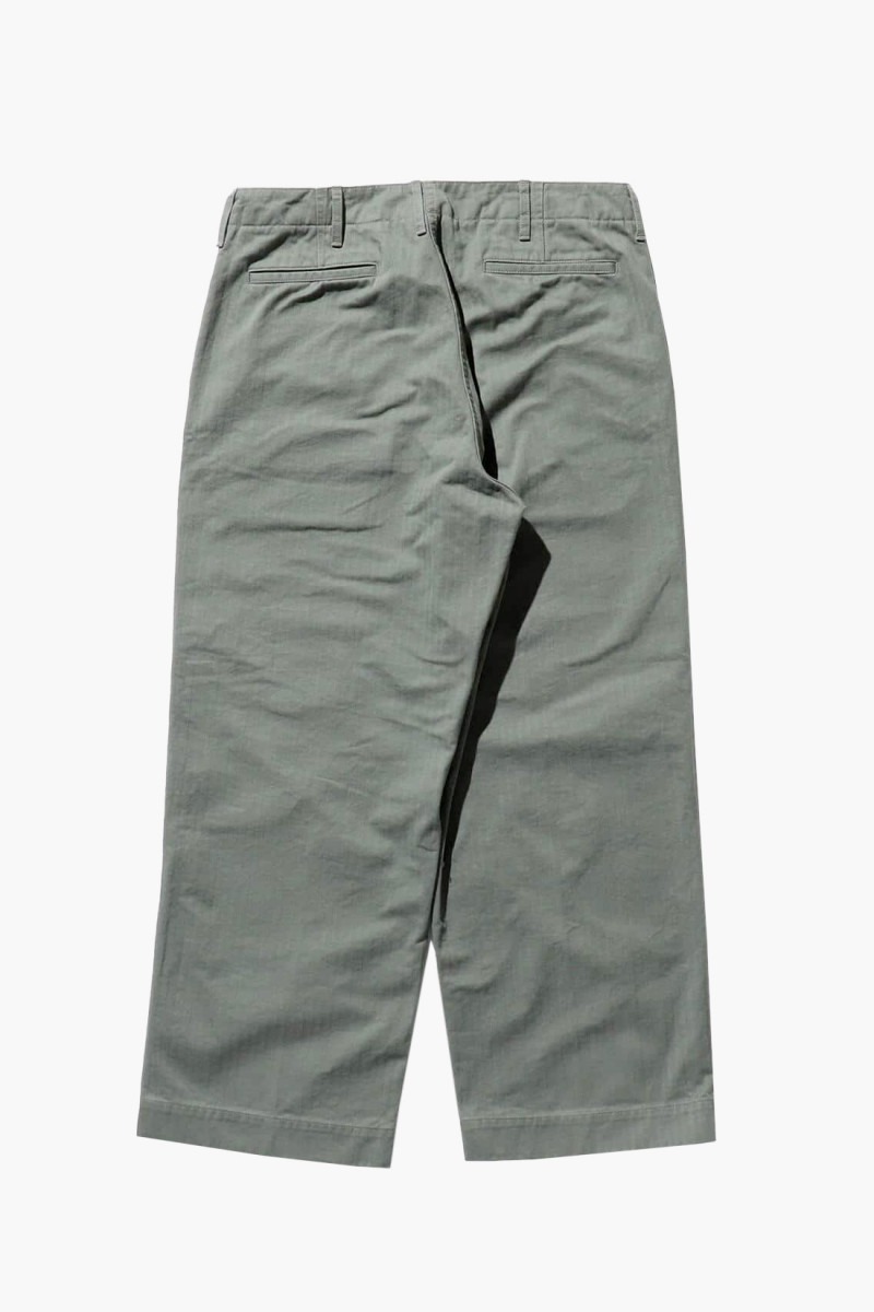 Mil trousers herringbone Sage