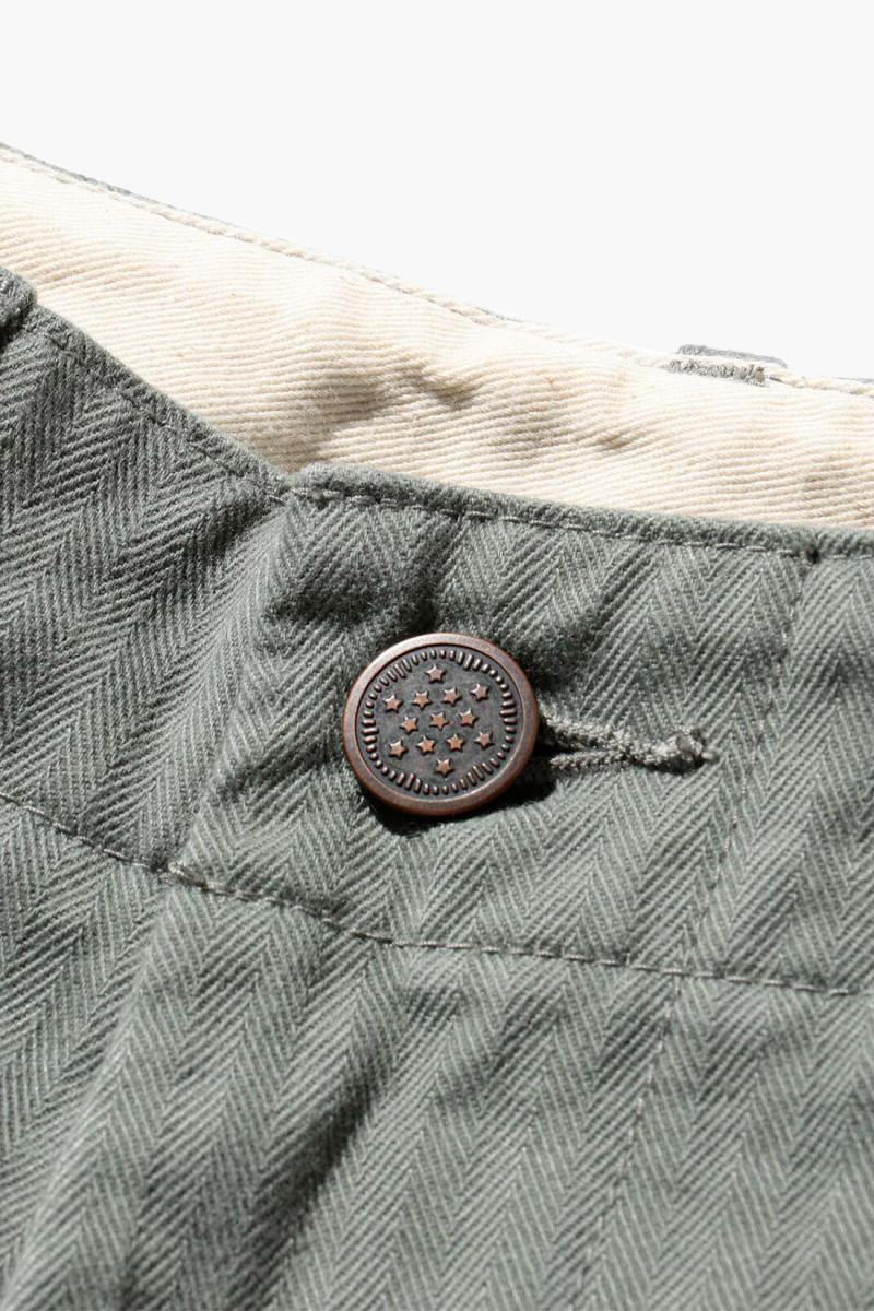 Mil trousers herringbone Sage