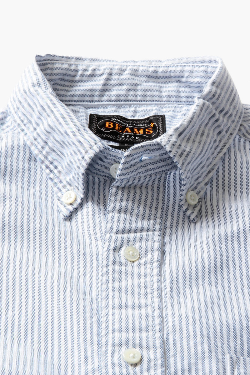 B.d oxford stripe Blue