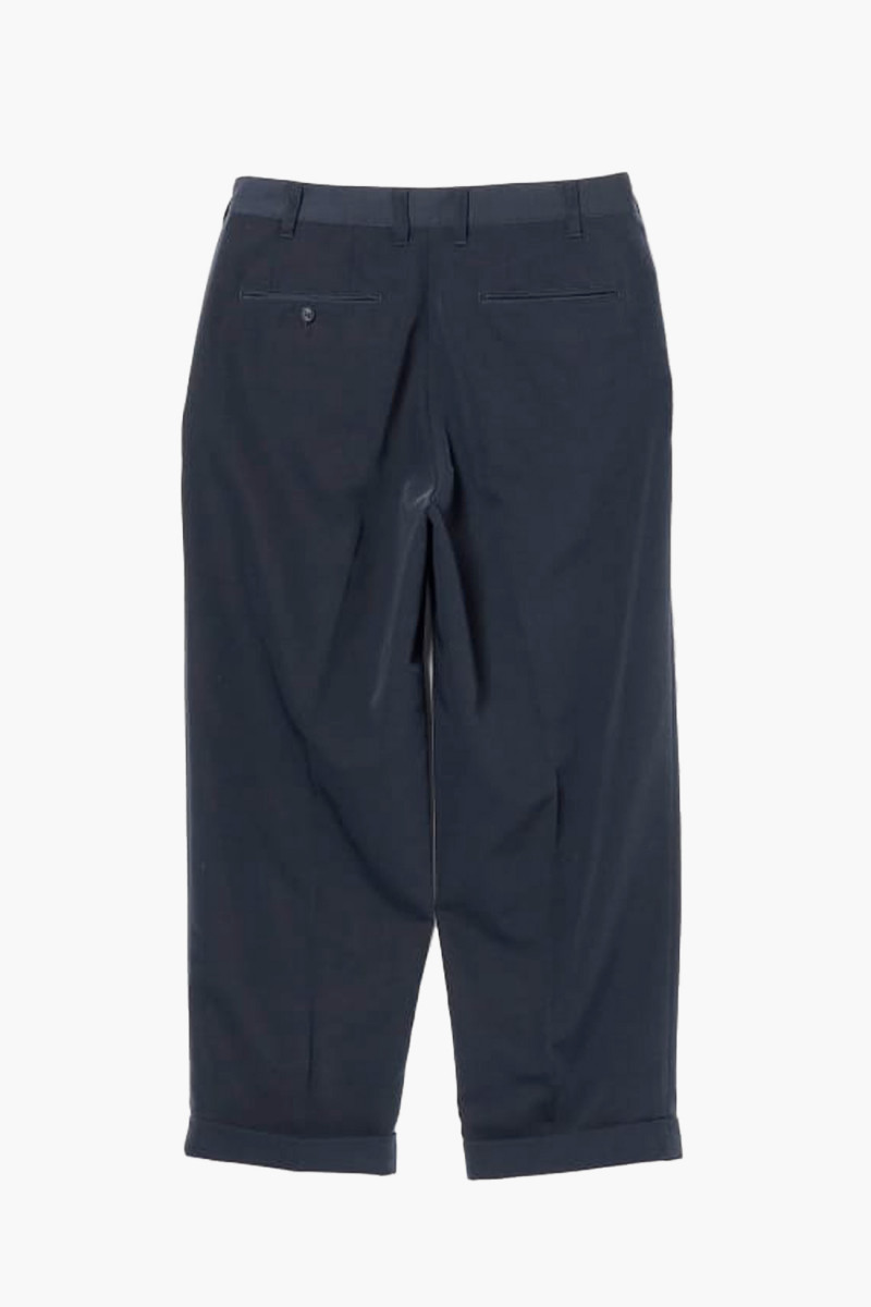 2 pleats trousers pe twill Navy 79