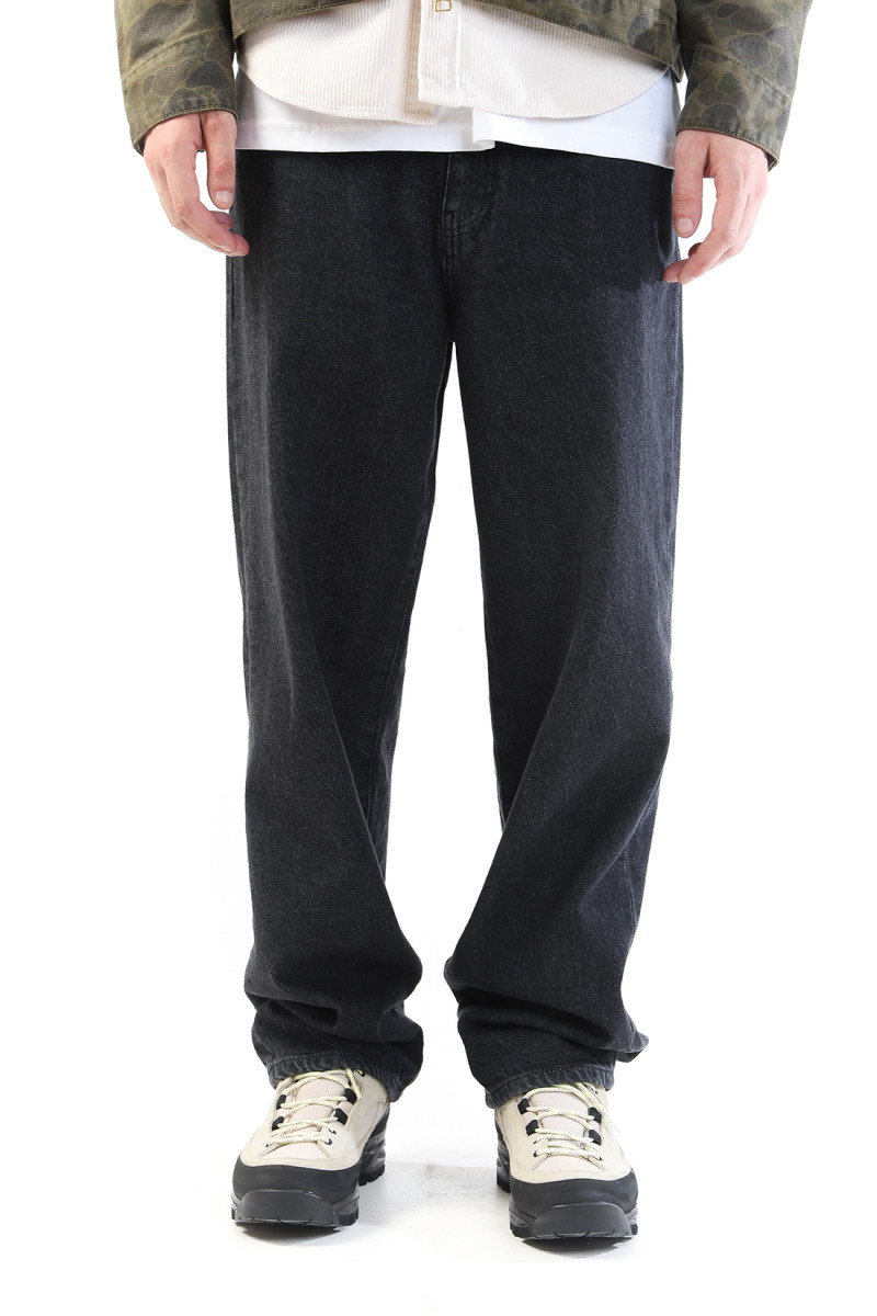 Wide 5 pant denim Charcoal