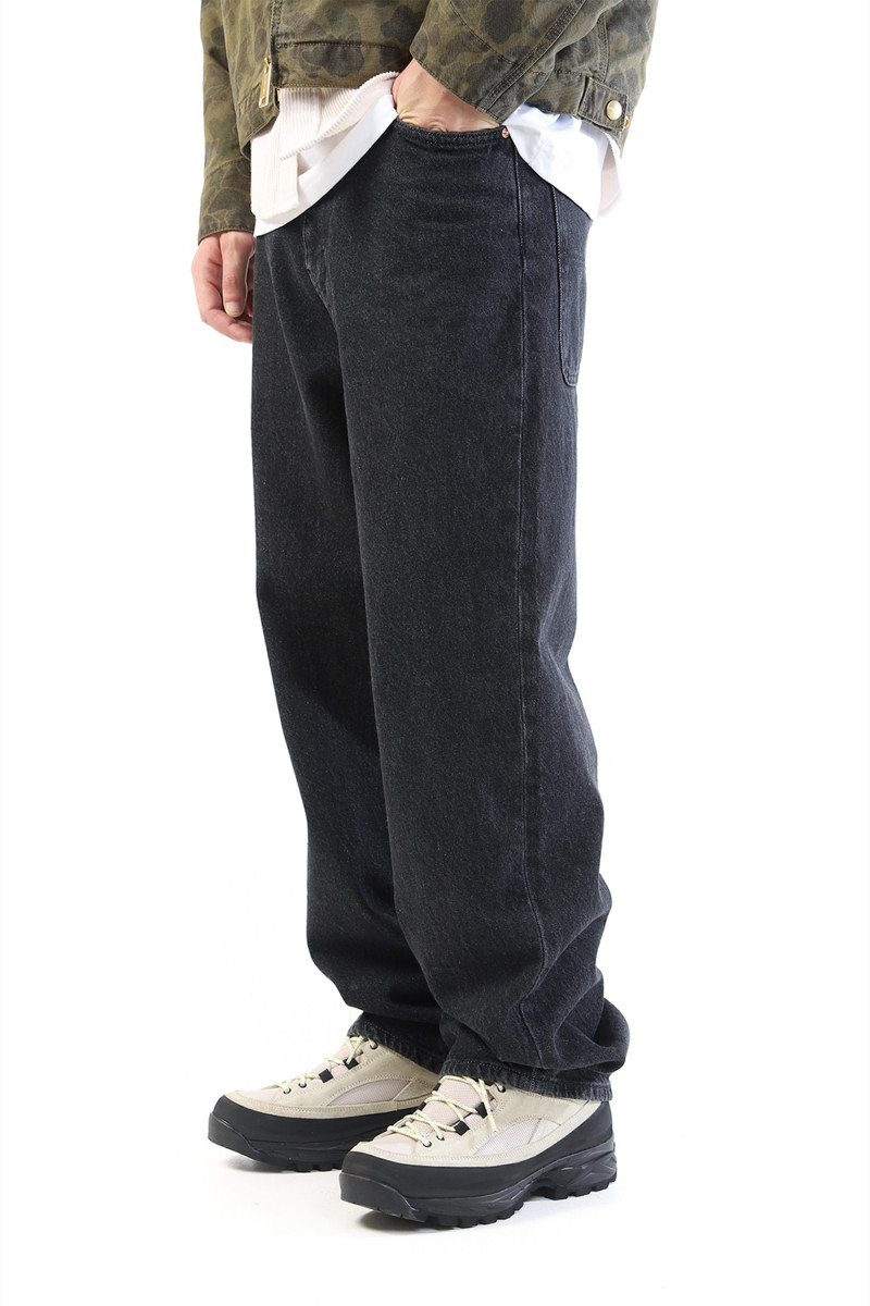 Wide 5 pant denim Charcoal