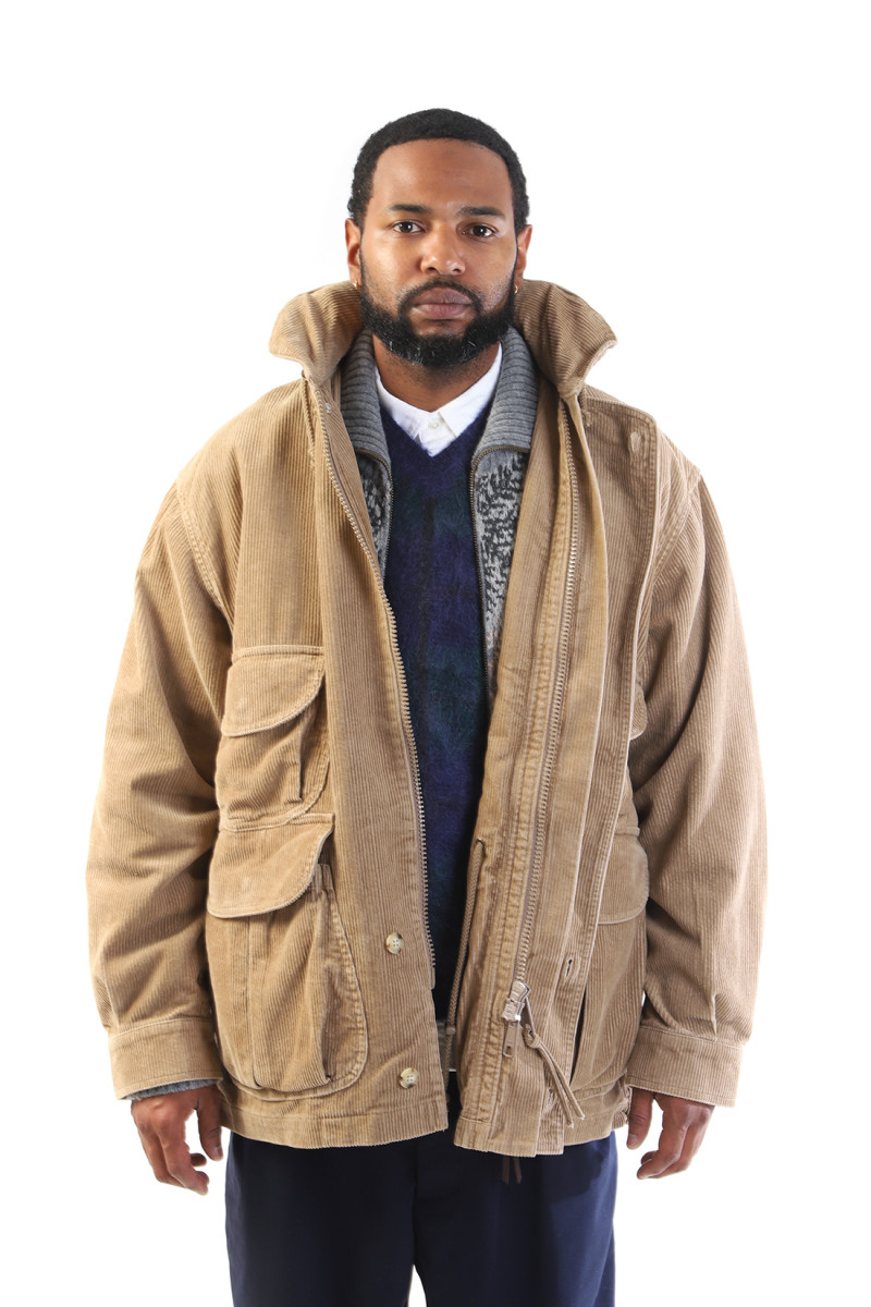 Field coat corduroy Khaki 24