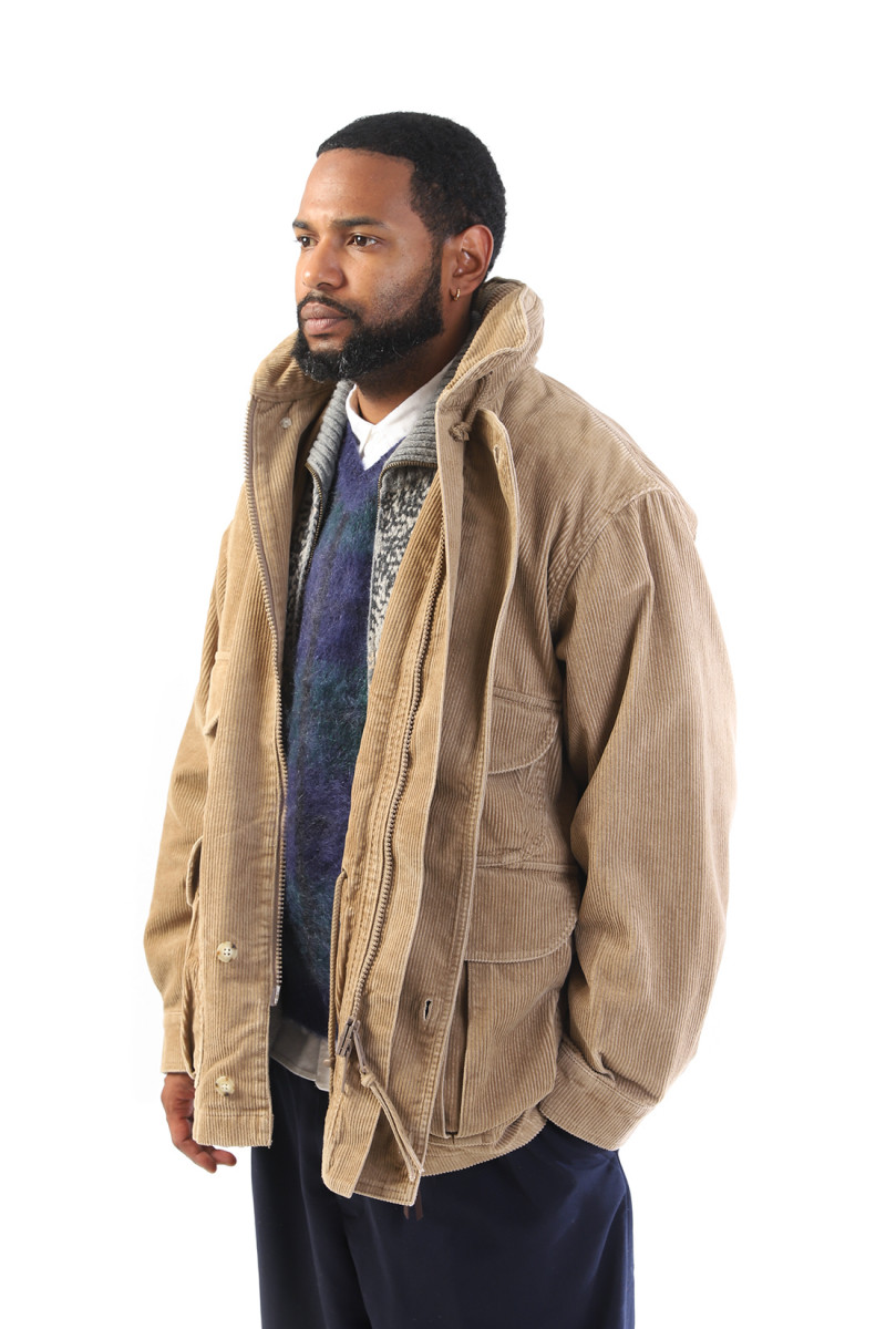 Field coat corduroy Khaki 24