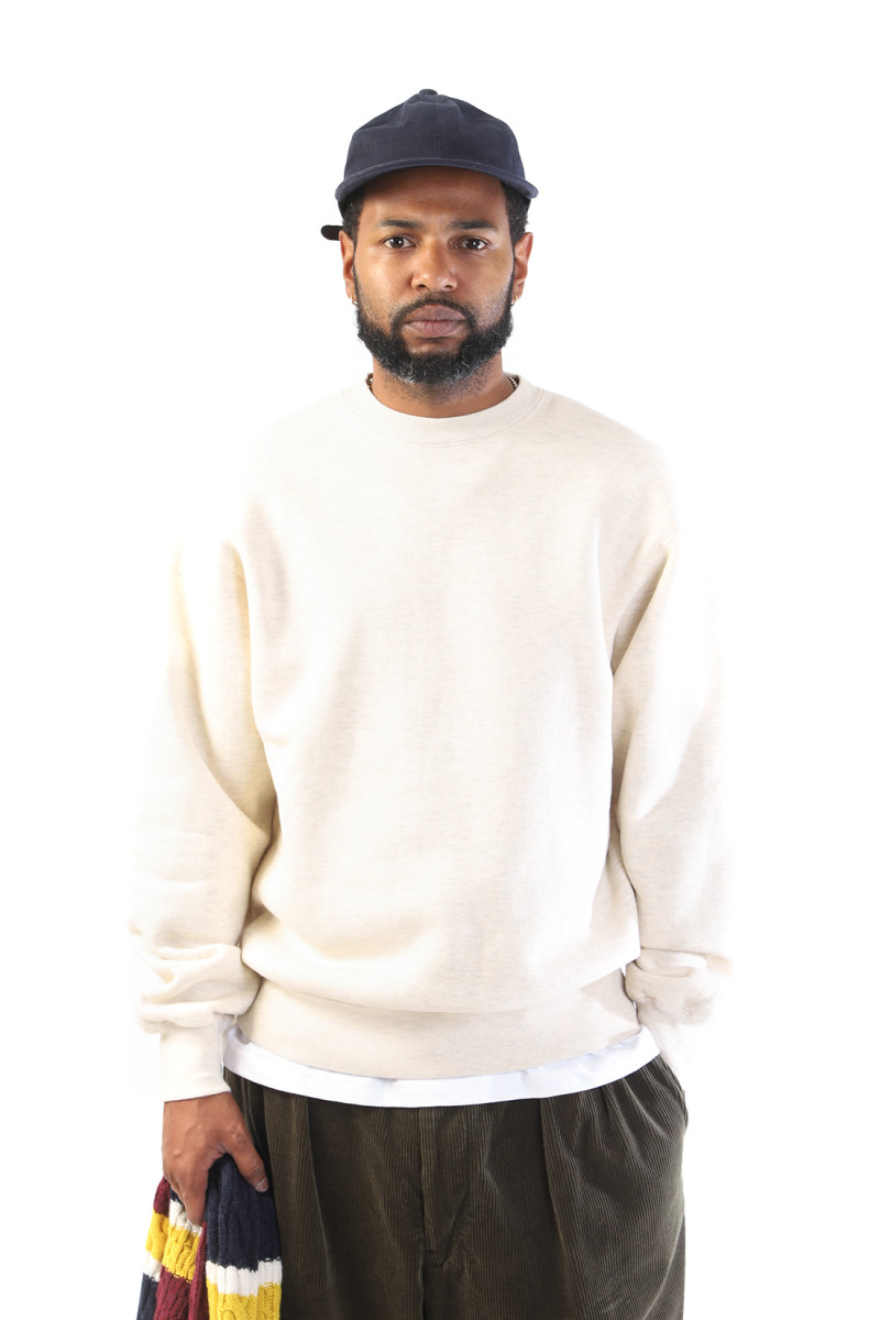 Crew sweat Oatmeal 09