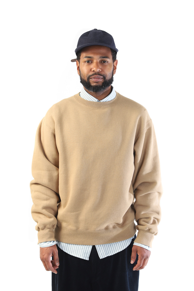 Crew sweat Khaki