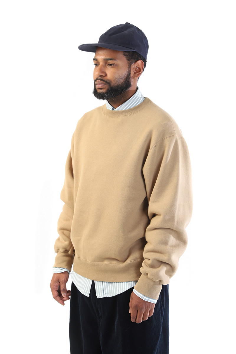 Crew sweat Khaki