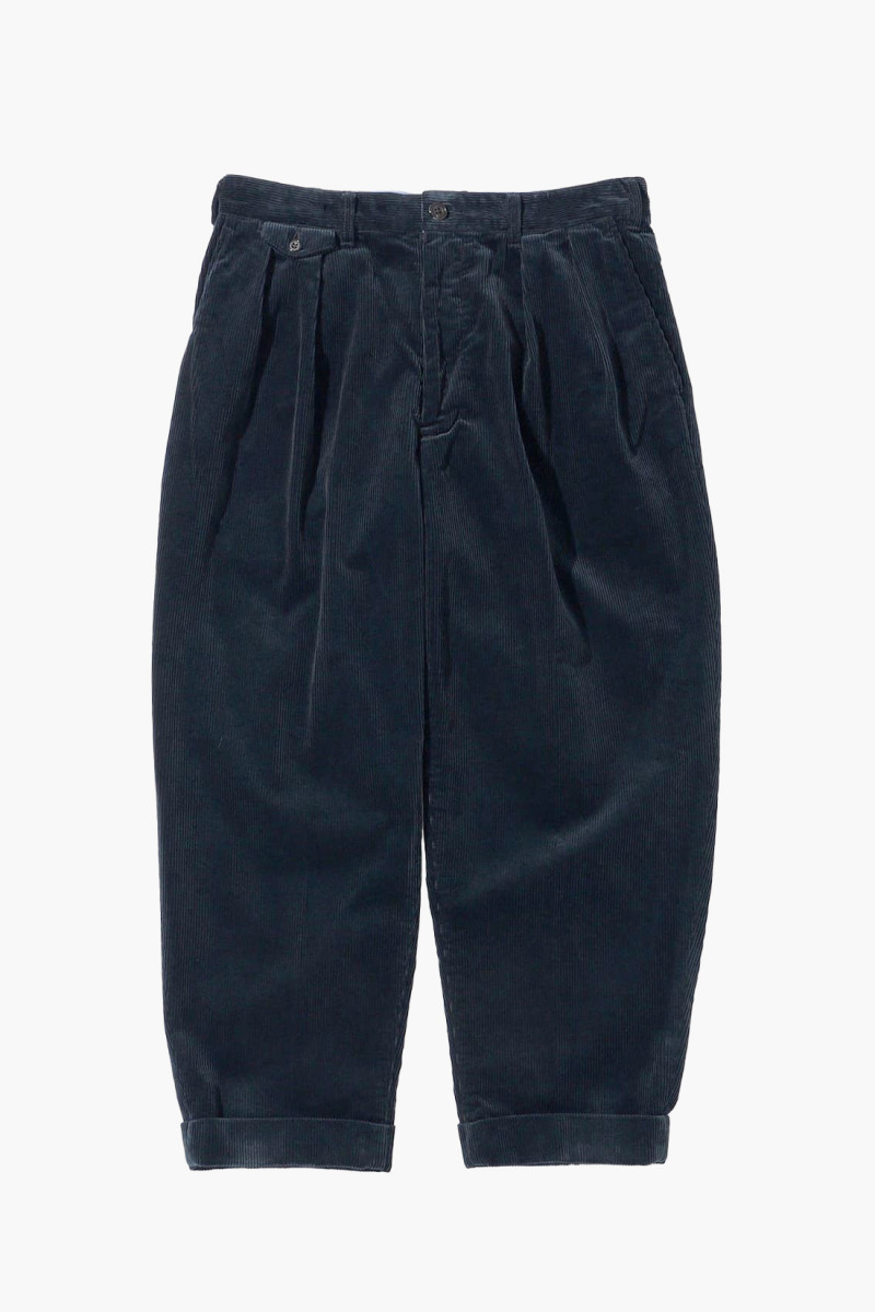 2pleats corduroy Navy