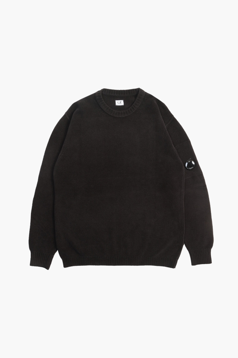 Cotton chenille crewneck Nightshade