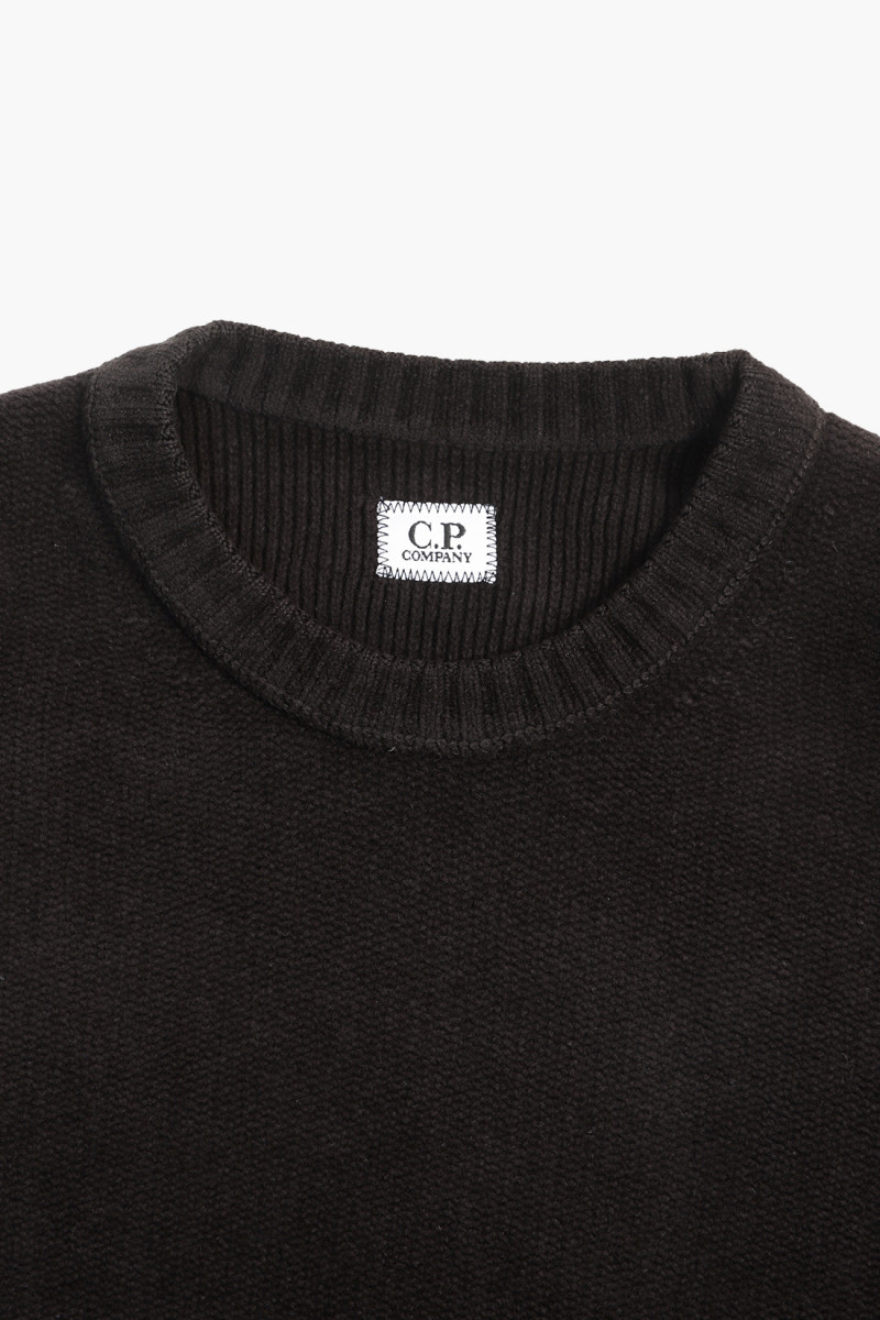 Cotton chenille crewneck Nightshade